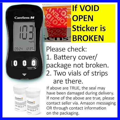 Blood Glucose Monitor Kit with 100 Blood Sugar Test Strips