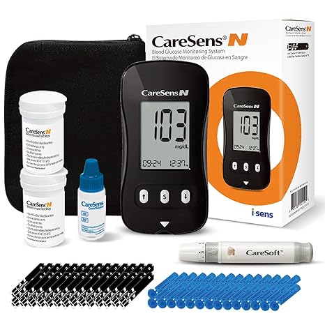 Blood Glucose Monitor Kit with 100 Blood Sugar Test Strips